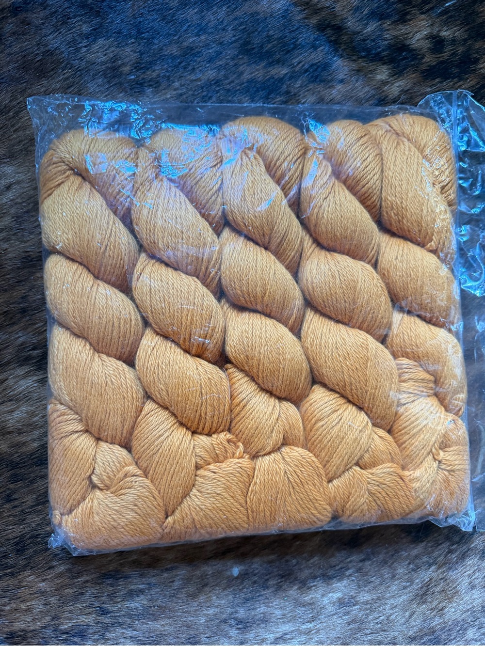 Mustard-Colored Fiber Art Yarn Bundle - Premium Braiding & Weaving Skeins